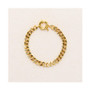 18K Gold Plated Chunky Cuban Chain - Lisa Bracelet 8" For Women