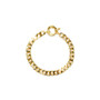 18K Gold Plated Chunky Cuban Chain - Lisa Bracelet 8" For Women