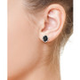 EFFY® Onyx Oval Stud Earrings in Sterling Silver