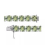 Green Quartz Link Bracelet (38 ct. t.w.) in Sterling Silver (Also in Pink Amethyst)