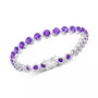 Amethyst Tennis Bracelet (12-3/4 ct. t.w.) in Sterling Silver (Also in Garnet, Sky Blue Topaz, & Citrine)