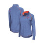 Women's Royal Boise State Broncos Bikram Quarter-Zip Pullover Jacket