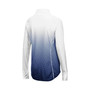 Women's White and Navy Midshipmen Magic Ombre Quarter-Zip Raglan Jacket