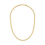 Square Wheat Link 20" Chain Necklace in 14k Gold