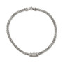 Diamond Barrel Necklace in Sterling Silver (1/4 ct. t.w.)