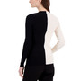 Women's Colorblocked Ribbed Cardigan Sweater