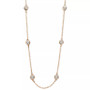 Trio by EFFY® Diamond Seven Station Necklace 16-18" (1/2 ct. t.w.) in 14k White, Yellow or Rose Gold