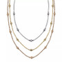 Trio by EFFY® Diamond Seven Station Necklace 16-18" (1/2 ct. t.w.) in 14k White, Yellow or Rose Gold