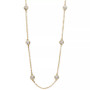 Trio by EFFY® Diamond Seven Station Necklace 16-18" (1/2 ct. t.w.) in 14k White, Yellow or Rose Gold