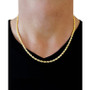 Rope Chain 20" Necklace 3.5mm in 14k Gold