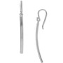 Curved Bar Drop Earrings in Sterling Silver, Created for Macy's