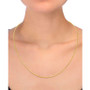 18" Foxtail Chain Necklace (1-1/3mm) in 14k Gold