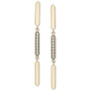 Diamond Linear Drop Earrings (1/10 ct. t.w.) in 14k Gold, Created for Macy's