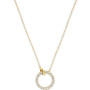 Diamond Circle 18" Pendant Necklace (1/3 ct. t.w.) in 14k Gold