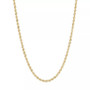 Diamond Cut Rope Chain 20" Necklace (3mm) in 14k White Gold