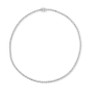 Diamond All-Around 17" Collar Tennis Necklace (8 ct. t.w.) in 14k White Gold