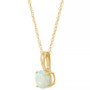 Birthstone Pendant in 14k Gold or 14k White Gold
