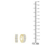 Diamond Small Huggie Hoop Earrings (1/4 ct. t.w.) in 10k Gold