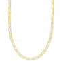 Paperclip Link 18" Chain Necklace in 18k Gold-Plated Sterling Silver or Sterling Silver, Created for Macy's