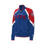 Women's Royal Chicago Cubs Touchdown Raglan Full-Zip Track Jacket