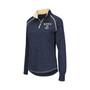 Women's Navy Navy Midshipmen Bikram 1/4 Zip Long Sleeve Jacket