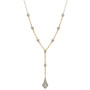 Diamond Multi Cluster Lariat Necklace (1 ct. t.w.) in 14k Gold, 15" + 2" extender, Created for Macy's