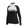 Women's Black New Orleans Saints Ski Raglan Pullover Sweater