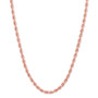 14k Rose Gold Diamond-Cut Rope Chain 22" Necklace (2-1/2mm)