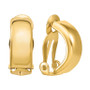 Polished Half Hoop Clip-On Earrings in 14k Gold
