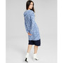 Petite Cashmere Printed Open-Front Hoodie, Created for Macy's
