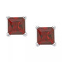 Garnet Square Stud Earrings (1 ct. t.w.) in 14k Gold