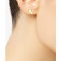 Initial Stud Earrings in 10k Gold