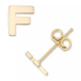 Initial Stud Earrings in 10k Gold