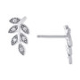 Cubic Zirconia Leaf Stud Earrings, Created for Macy's