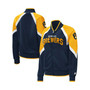 Women's Navy Milwaukee Brewers Touchdown Raglan Full-Zip Track Jacket