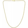 Rope Link 18" Chain Necklace in 18k Gold-Plated Sterling Silver, Created for Macy's