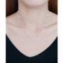 Beaded Station Chain Necklace in 18k Gold-Plated Silver, or 18k Rose Gold-Plated Silver or Sterling Silver 18" + 2" extender, Created for Macy's