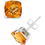 Citrine (3-3/4 ct. t.w.) Stud Earrings in Sterling Silver