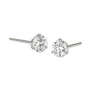Moissanite Stud Earrings (1/2 ct. t.w. Diamond Equivalent) in 14k White Gold