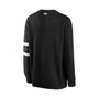 Women's Black Carolina Panthers Button-Up Knit Cardigan