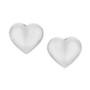 Children's High Polished Puff Heart Stud Earrings in 14k Gold