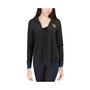 Women's Charcoal West Virginia Mountaineers Steeplechase Open Hooded Tri-Blend Cardigan