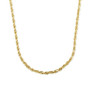 Rope Chain 24" Necklace (3mm) in Solid 14k Gold