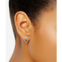 Cubic Zirconia Heart Stud Earrings in Sterling Silver, Created for Macy's (Also available in 18k gold-plated sterling silver)