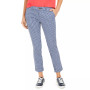 Women's Gingham-Print Cuffed Pants