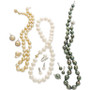Tahitian Multi-Color Pearl (9-11mm) Strand Necklace in 14k White Gold