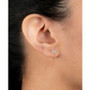 Cubic Zirconia Bird Stud Earrings in Sterling Silver, Created for Macy's