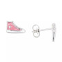 Sneaker Stud Earrings in Sterling Silver or 14k Gold over Sterling Silver