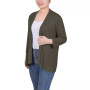 Women's 3/4 Sleeve Solid Cardigan