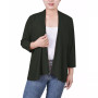 Women's Solid 3/4 Sleeve Cardigan